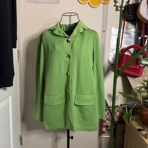 St. John Button Front Knit Jacket 10
